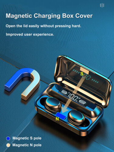 Bluetooth Earbuds: Waterproof Wireless for Samsung, Android, iPhone