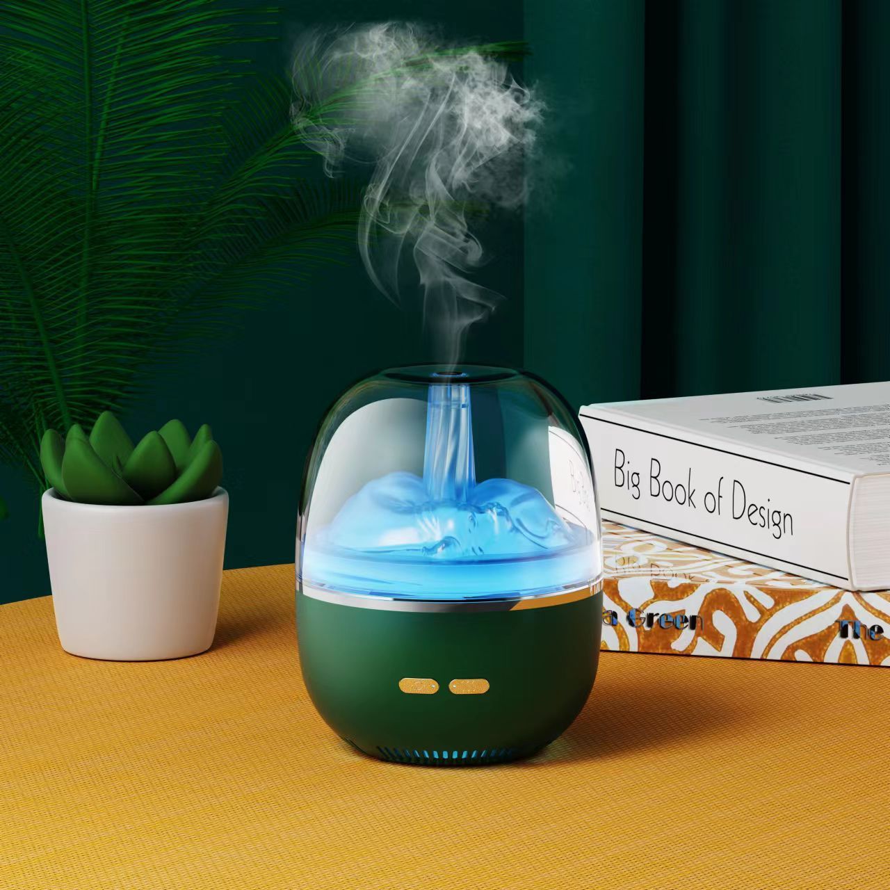 Air Humidifier with Essential Oil Diffuser and Colorful Lights