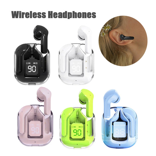 Mini Transparent Bluetooth Headset: ENC Noise Reduction for Sports