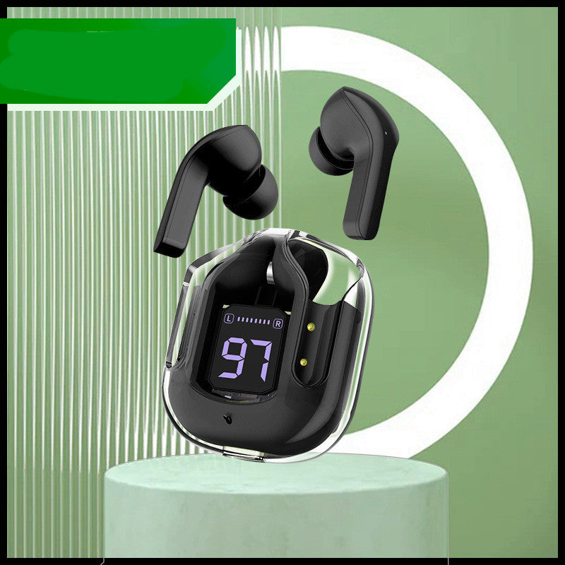 Mini Transparent Bluetooth Headset: ENC Noise Reduction for Sports