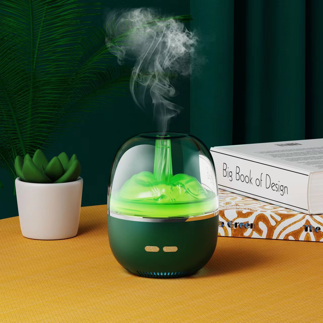 Air Humidifier with Essential Oil Diffuser and Colorful Lights