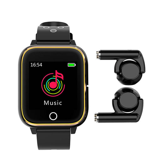 Smart Watch: Bluetooth Earphone 2-in-1 with Health Tracking