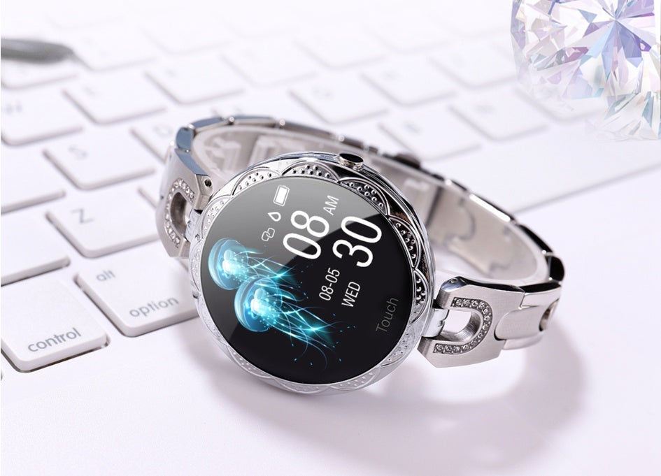 Women's Smart Watch: Waterproof Heart Rate Monitor