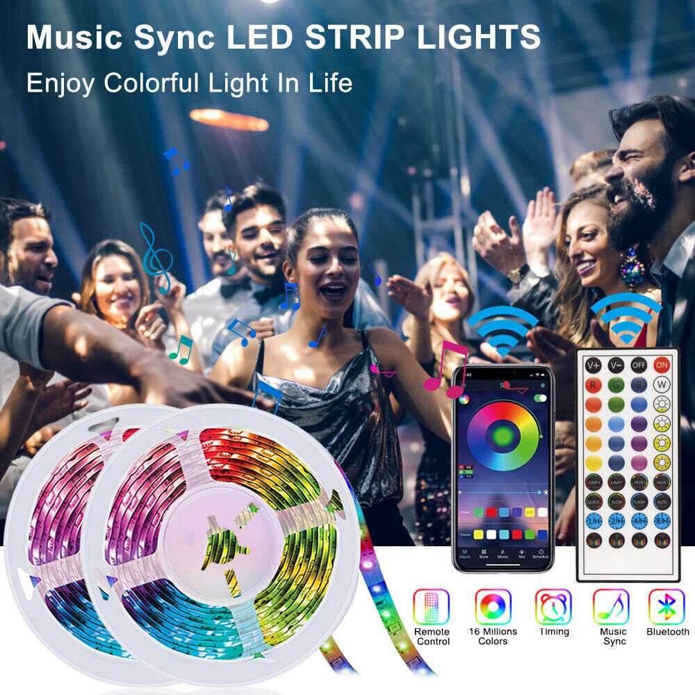 LED Strip Lights: RGB Color Changing Fun with Remote