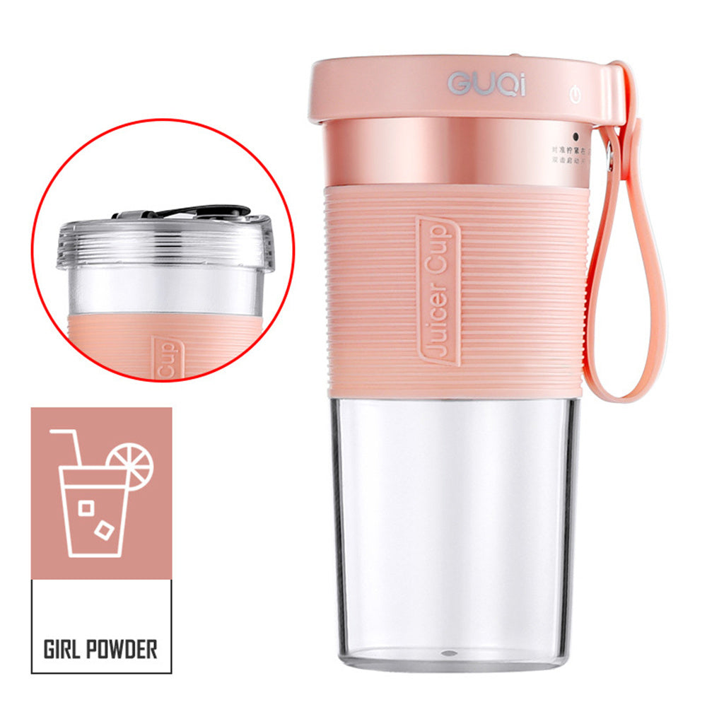 Mini Portable Blender: USB Rechargeable Fruit Juicer and Smoothie Maker