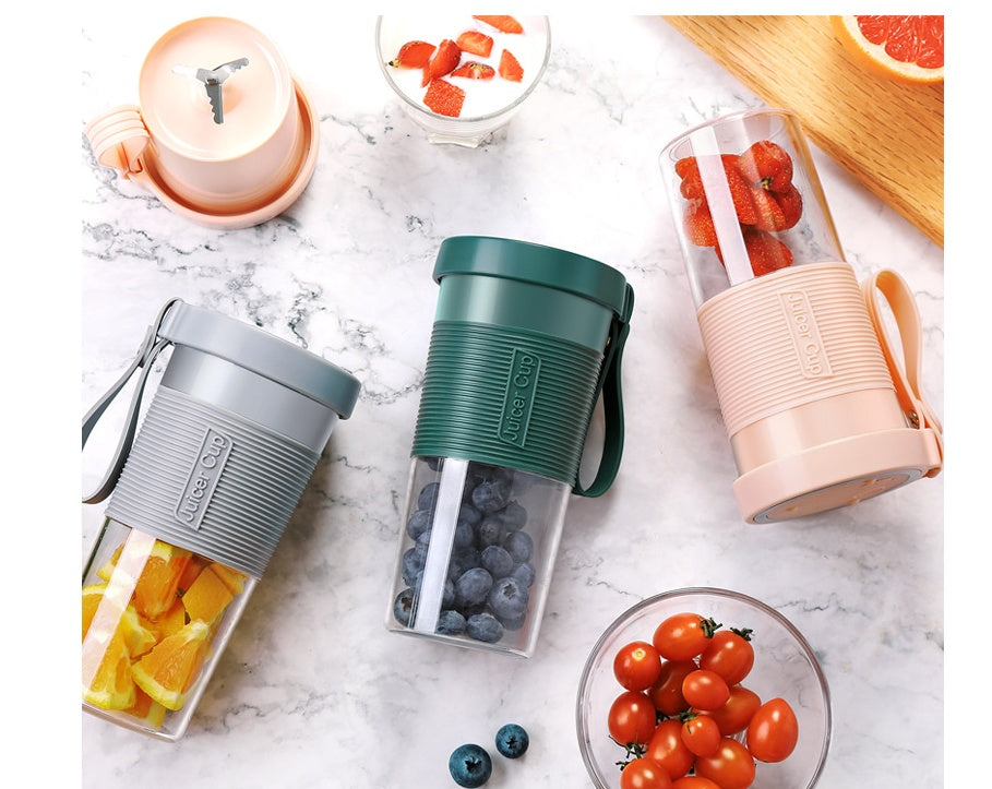 Mini Portable Blender: USB Rechargeable Fruit Juicer and Smoothie Maker