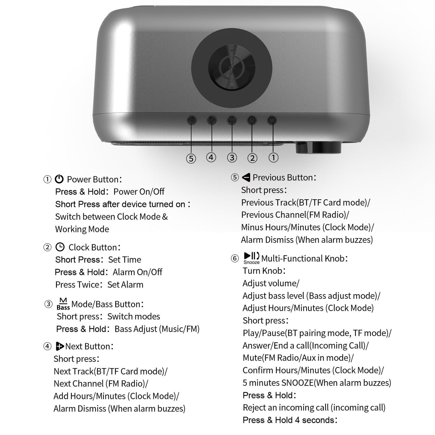 Bedside Wireless Charger Speaker: Charging Audio Convenience