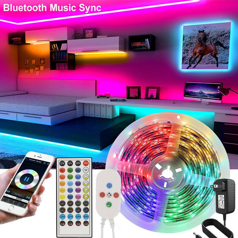 LED Strip Lights: RGB Color Changing Fun with Remote