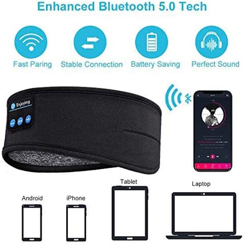 Bluetooth Sleeping Headband: Soft and Comfortable