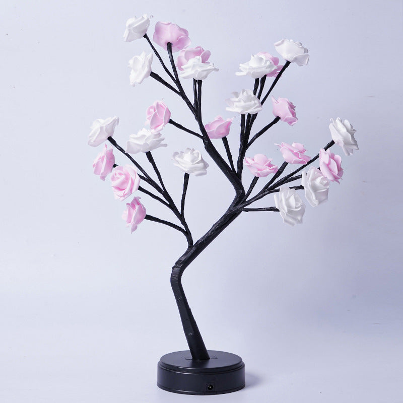 Rose Tree Lamp: Fairy Desk Night Light