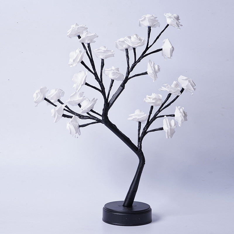 Rose Tree Lamp: Fairy Desk Night Light