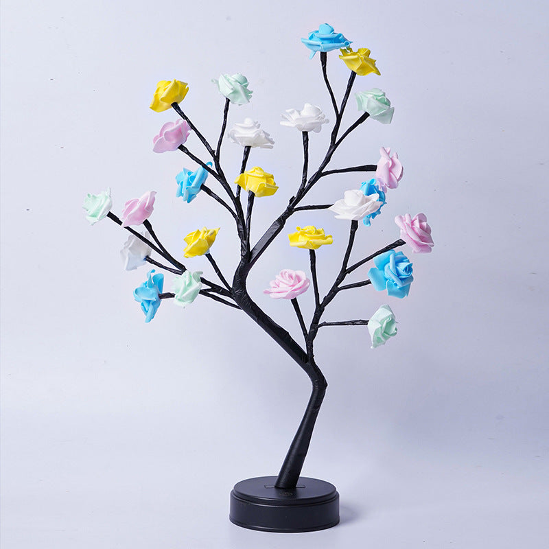 Rose Tree Lamp: Fairy Desk Night Light