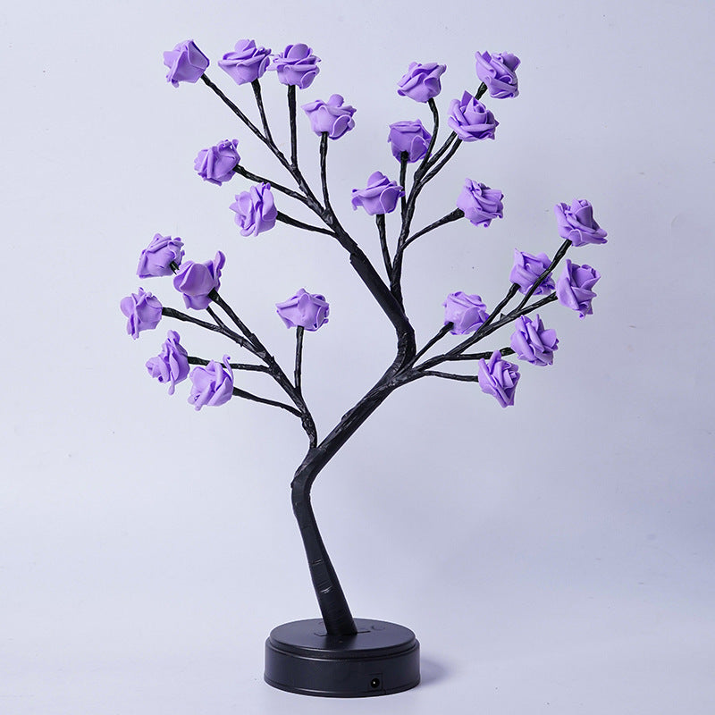 Rose Tree Lamp: Fairy Desk Night Light