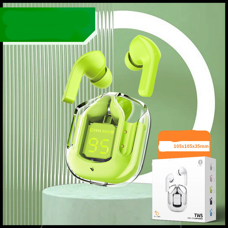 Mini Transparent Bluetooth Headset: ENC Noise Reduction for Sports