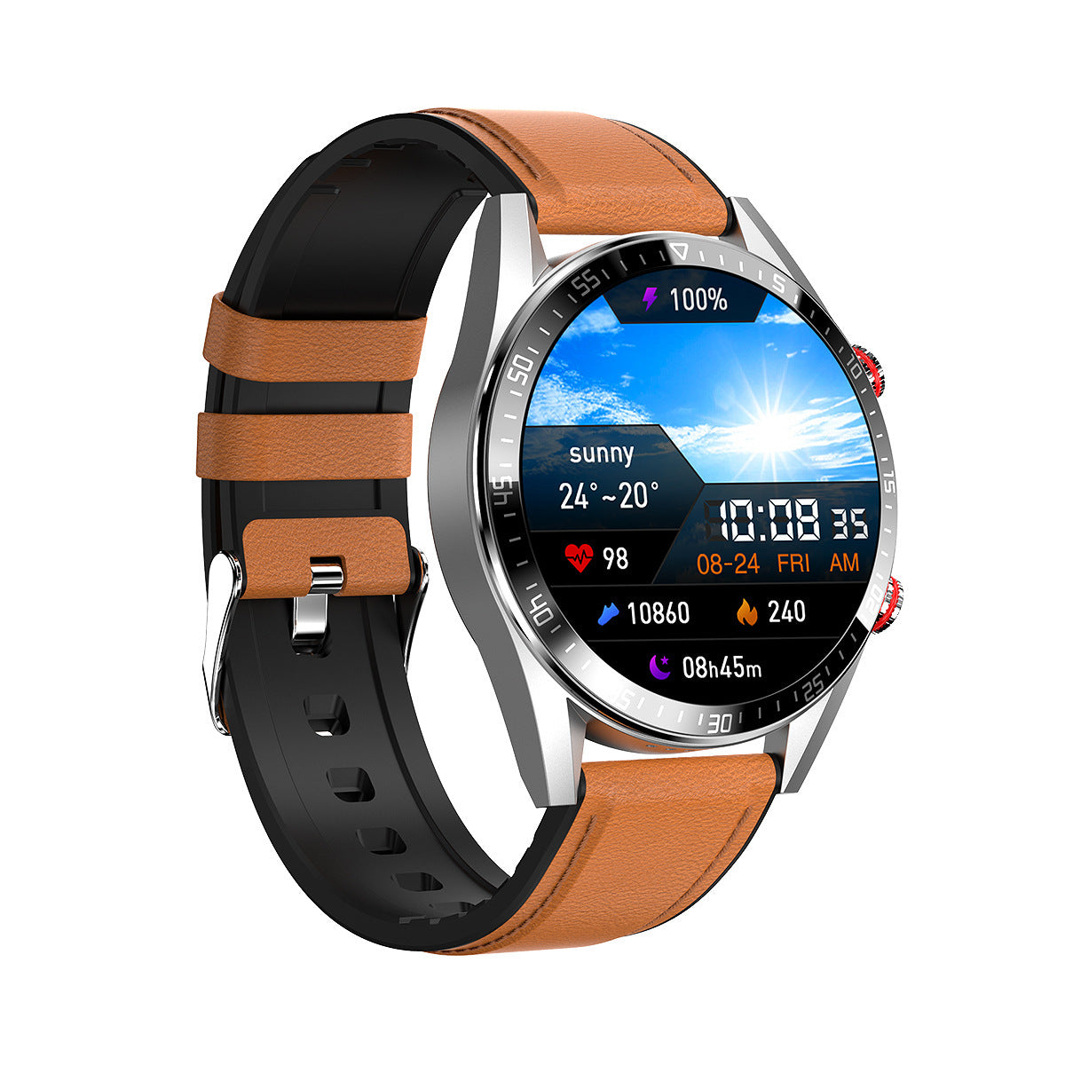 Smart Watch: HD Screen for Calls, Music, and Health Tracking