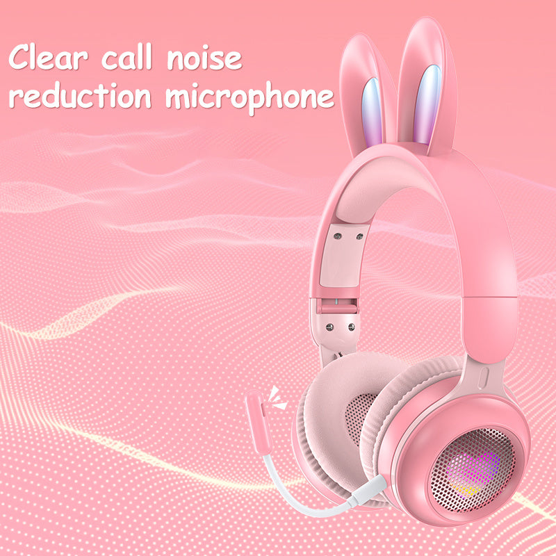 Rabbit Ear Wireless Headphones: Luminous Extendable Fun