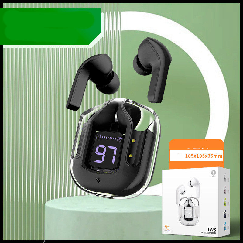 Mini Transparent Bluetooth Headset: ENC Noise Reduction for Sports