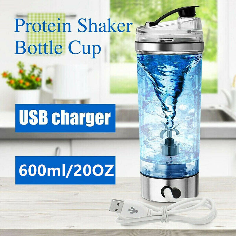 Electric Protein Shaker: USB Charging Blender Bottle