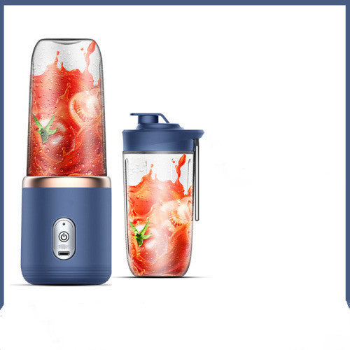 6-Blade Portable Blender: Mini Juicer Cup for Smoothies and Ice Crushing