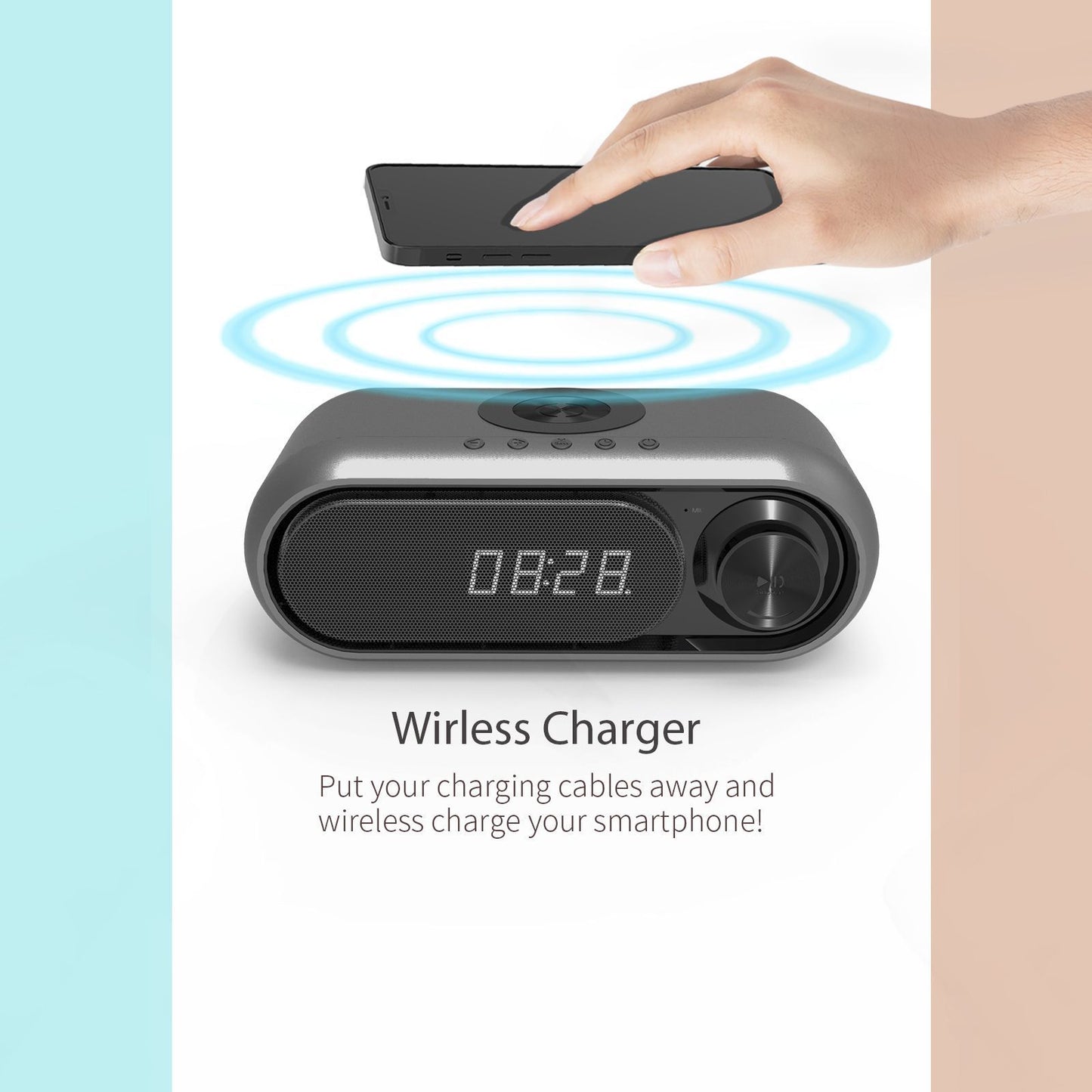 Bedside Wireless Charger Speaker: Charging Audio Convenience