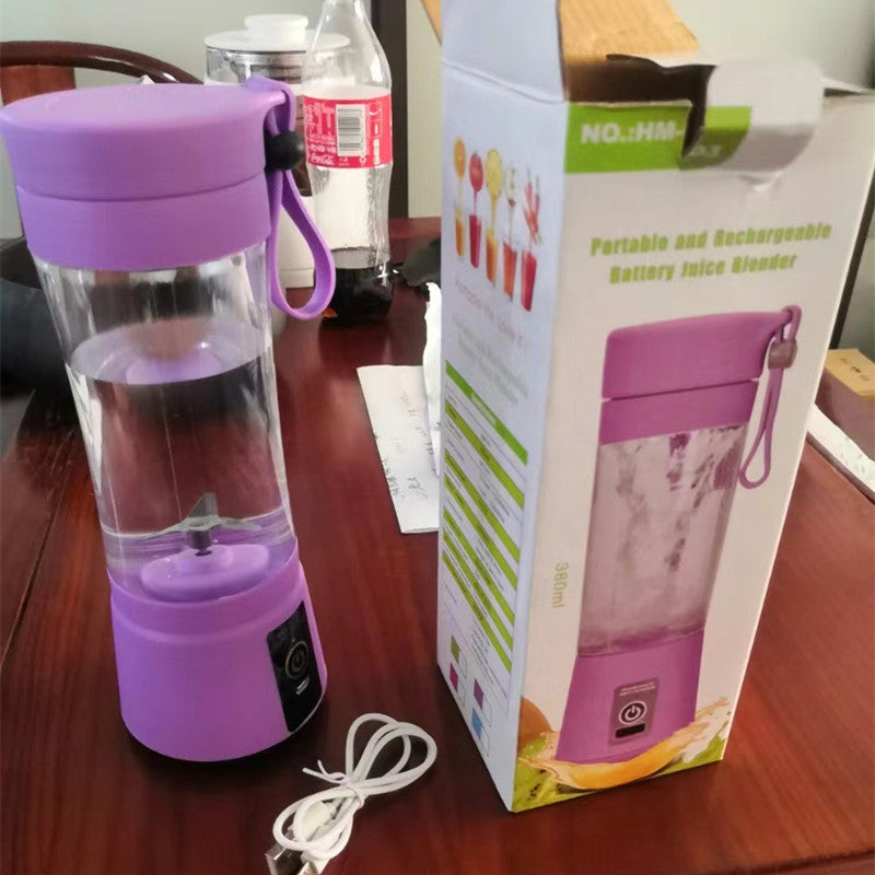 Portable Blender: USB Rechargeable Mini Juicer for Fruits