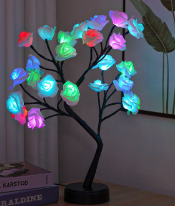 Rose Tree Lamp: Fairy Desk Night Light