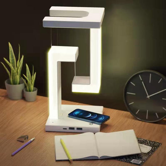 Creative Floating Lamp: Wireless Charging Table Lamp