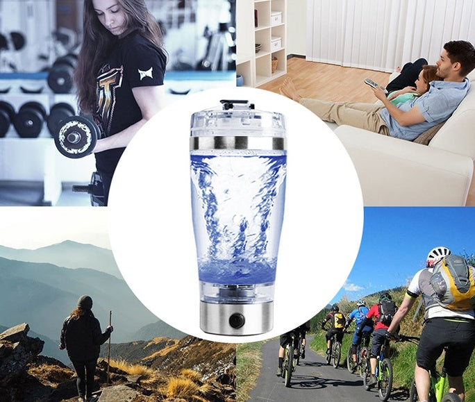 Electric Protein Shaker: USB Charging Blender Bottle